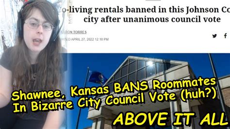shawnee, ks bans roomates 21 may 2022 CO-LIVING Garnering national attention, the city of Shawnee, Kansas banned 4 or more non-related people from living in the same property. . Shawnee ks bans roommates